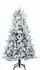vidaXL Künstlicher Weihnachtsbaum, klappbar, weiß, 150cm, PE/PVC (3397473)