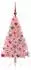 vidaXL Künstlicher Weihnachtsbaum vorbelichtet, rosa, 120cm, PVC (3397058)