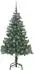 vidaXL Weihnachtsbaum mit Ständer, 150 LEDs, grün, 150cm, PVC (3396373)