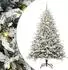 vidaXL Künstlicher Weihnachtsbaum vorbelichtet mit Kugelset, grün (3395399)