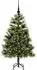 vidaXL Künstlicher Klapp-Weihnachtsbaum mit Tannenzapfen, grün, 120cm (3395072)