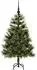 vidaXL Künstlicher Klapp-Weihnachtsbaum mit Tannenzapfen, grün, 120cm (3395072)
