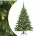 vidaXL Künstlicher Weihnachtsbaum 150 LEDs, grün, 150cm, PE/PVC (3397544)