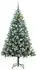 vidaXL Künstlicher Klapp-Weihnachtsbaum mit Schneeüberzug 180cm (3395449)