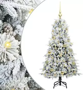 vidaXL K&uuml;nstlicher klappbarer Weihnachtsbaum wei&szlig; 120cm PE/PVC (3397462)