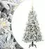 vidaXL Künstlicher klappbarer Weihnachtsbaum weiß 120cm PE/PVC (3397462)