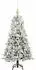 vidaXL Künstlicher klappbarer Weihnachtsbaum weiß 120cm PE/PVC (3397462)