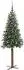 vidaXL Künstlicher Weihnachtsbaum, schlank, 150 LEDs, 150cm (3394857)