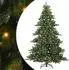 vidaXL Künstlicher klappbarer Weihnachtsbaum grün 180cm PVC und Stahl