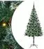 vidaXL Künstlicher Weihnachtsbaum grün 180cm PVC und Stahl (3396715)