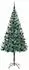 vidaXL Künstlicher Weihnachtsbaum grün 180cm PVC und Stahl (3396715)