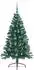 vidaXL Künstlicher vorbeleuchteter Weihnachtsbaum grün 150cm PVC (3397005)