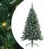 vidaXL Künstlicher vorbeleuchteter Weihnachtsbaum, grün, 150cm, PVC (3397004)