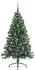 vidaXL Künstlicher vorbeleuchteter Weihnachtsbaum, grün, 150cm, PVC (3397004)