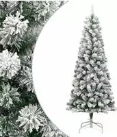 vidaXL K&uuml;nstlicher Weihnachtsbaum Klappbar Beschneit 180 cm