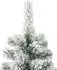 vidaXL Künstlicher Weihnachtsbaum, klappbar, beschneit, 180cm (358381)