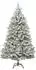 vidaXL Künstlicher Weihnachtsbaum grün/weiß 300cm PVC und Metall (3395791)