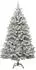 vidaXL Künstlicher Weihnachtsbaum grün/weiß 300cm PVC und Metall (3395791)