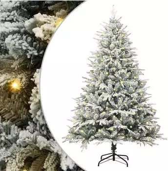 vidaXL K&uuml;nstlicher vorbeleuchteter Weihnachtsbaum gr&uuml;n 180cm (3395393)