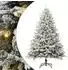 vidaXL Künstlicher vorbeleuchteter Weihnachtsbaum grün 180cm (3395393)