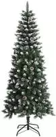 vidaXL K&uuml;nstlicher Weihnachtsbaum mit St&auml;nder Gr&uuml;n 180 cm PVC