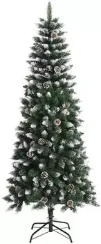 vidaXL Künstlicher Weihnachtsbaum mit Ständer, grün, 180cm, PVC (345175)