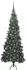 vidaXL Eckiger künstlicher Weihnachtsbaum grün 180cm, PVC und Metall