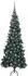 vidaXL Eckiger künstlicher Weihnachtsbaum grün 180cm, PVC und Metall