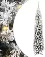 vidaXL K&uuml;nstlicher Weihnachtsbaum mit 300 LEDs mit St&auml;nder Gr&uuml;n 180 cm