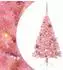 vidaXL Künstlicher Weihnachtsbaum vorbelichtet, rosa, 120cm, PVC (3397048)
