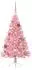 vidaXL Künstlicher Weihnachtsbaum vorbelichtet, rosa, 120cm, PVC (3397048)