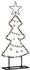 vidaXL Metall-Weihnachtsbaum mit Ständer, schwarz, 60cm, Stahl (42019186)