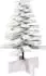 vidaXL Weihnachtsbaum zum Schmücken weiß 60cm Massivholz Kiefer (858199)