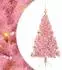 vidaXL Künstlicher Weihnachtsbaum, vorbelichtet, rosa, 120cm, PVC (3397054)