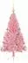 vidaXL Künstlicher Weihnachtsbaum, vorbelichtet, rosa, 120cm, PVC (3397054)