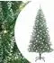 vidaXL Künstlicher Weihnachtsbaum beschneit mit LED, 210cm (3396827)