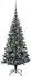 vidaXL Künstlicher Weihnachtsbaum mit Beleuchtung, grün, 120cm (3396742)