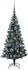 vidaXL Künstlicher Weihnachtsbaum mit Beleuchtung, grün, 120cm (3396742)