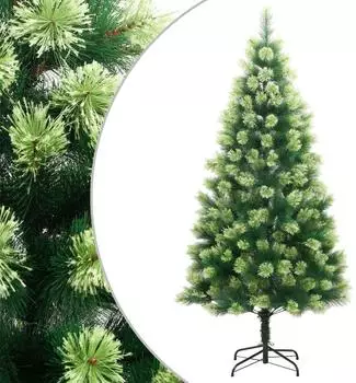 vidaXL Künstlicher Weihnachtsbaum, klappbar mit Ständer, 150cm, grün (356737)