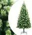 vidaXL Künstlicher Weihnachtsbaum, klappbar mit Ständer, 150cm, grün (356737)
