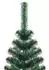 vidaXL Künstlicher Weihnachtsbaum schillernde Spitzen, grün, PVC, 240cm (344642)