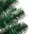 vidaXL Künstlicher Weihnachtsbaum schillernde Spitzen, grün, PVC, 240cm (344642)