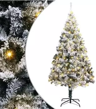 vidaXL K&uuml;nstlicher Weihnachtsbaum mit St&auml;nder, 300 LEDs, 180cm (3396958)