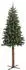 vidaXL Schlanker Weihnachtsbaum mit Ständer, 300 LEDs, grün, 210cm (3394877)