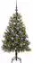 vidaXL Künstlicher Klapp-Weihnachtsbaum mit Tannenzapfen 120cm (3395077)