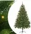 vidaXL Künstlicher Weihnachtsbaum mit Ständer, 300 LEDs, grün, 180cm, PE (3396331)