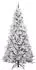 vidaXL Künstlicher klappbarer Weihnachtsbaum weiß 240cm PE/PVC (3397516)