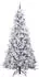 vidaXL Künstlicher klappbarer Weihnachtsbaum weiß 240cm PE/PVC (3397516)