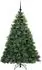 vidaXL Künstlicher Weihnachtsbaum 300 LEDs, 180cm, PE/PVC (3397784)