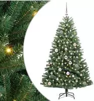 vidaXL K&uuml;nstlicher klappbarer Weihnachtsbaum Gr&uuml;n 150 cm